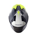 CASCO INTEGRAL SHAFT SH560 EVO WUOKI GRIS OSCURO AMARILLO BRILLO VISOR SILVER