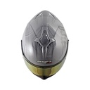 CASCO INTEGRAL SHAFT SHPRO611RS DARK LAB GRIS OSCURO GRIS BRILLO VISOR DORADO