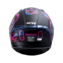 CASCO INTEGRAL ICH 503 SWITCH NEGRO ROJO MATE VISOR TRANSPARENTE