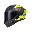 CASCO ABATIBLE ICH 3120 DOBLE VISOR MIXTER NEGRO AMARILLO MATE VISOR NEGRO