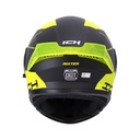 CASCO ABATIBLE ICH 3120 DOBLE VISOR MIXTER NEGRO AMARILLO MATE VISOR NEGRO