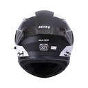 CASCO ABATIBLE ICH 3120 DOBLE VISOR MIXTER NEGRO BLANCO MATE VISOR NEGRO