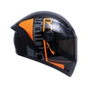 CASCO INTEGRAL ICH 501SP DOPE NEGRO NARANJA VISOR NEGRO