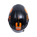 CASCO INTEGRAL ICH 501SP DOPE NEGRO NARANJA VISOR NEGRO