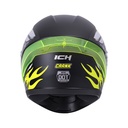 CASCO INTEGRAL ICH 501SP CRANK NEGRO AMARILLO NEON MATE VISOR NEGRO