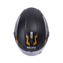 CASCO INTEGRAL ICH 501SP CRANK NEGRO DORADO MATE VISOR TRANSPARENTE