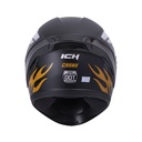 CASCO INTEGRAL ICH 501SP CRANK NEGRO DORADO MATE VISOR TRANSPARENTE