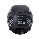 CASCO INTEGRAL ICH 501SP CRANK NEGRO GRIS MATE VISOR TRANSPARENTE