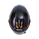 CASCO INTEGRAL ICH 501SP CRANK NEGRO NARANJA BRILLO VISOR NEGRO