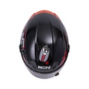 CASCO INTEGRAL ICH 501SP F.FOOD NEGRO ROJO BRILLO VISOR NEGRO 