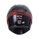 CASCO INTEGRAL ICH 501SP F.FOOD NEGRO ROJO BRILLO VISOR NEGRO 