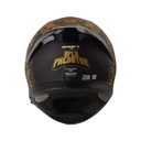 CASCO INTEGRAL SHAFT SHPRO612 DOBLE VISOR APEX PREDATOR  DORADO NEGRO MATE VISOR DORADO