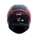 CASCO INTEGRAL ICH 501SP DOPE NEGRO ROJO BRILLO VISOR TRANSPARENTE