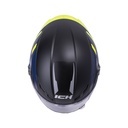 CASCO INTEGRAL ICH 501SP FITAR NEGRO AMARILLO MATE VISOR TRANSPARENTE