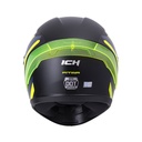 CASCO INTEGRAL ICH 501SP FITAR NEGRO AMARILLO MATE VISOR TRANSPARENTE