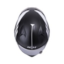 CASCO INTEGRAL ICH 503 NEZA NEGRO BLANCO MATE VISOR SILVER
