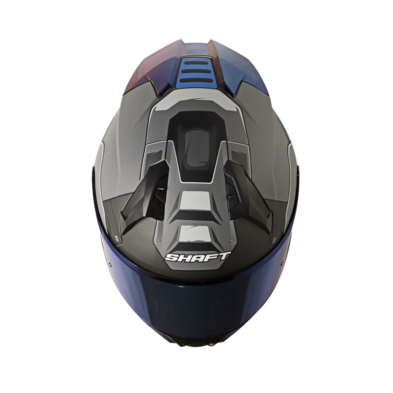 CASCO INTEGRAL SHAFT SH560 EVO CHIEF CROMA AZUL MATE