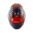 CASCO INTEGRAL SHAFT SH560 EVO FALLOU AZUL OSCURO AZUL BRILLO