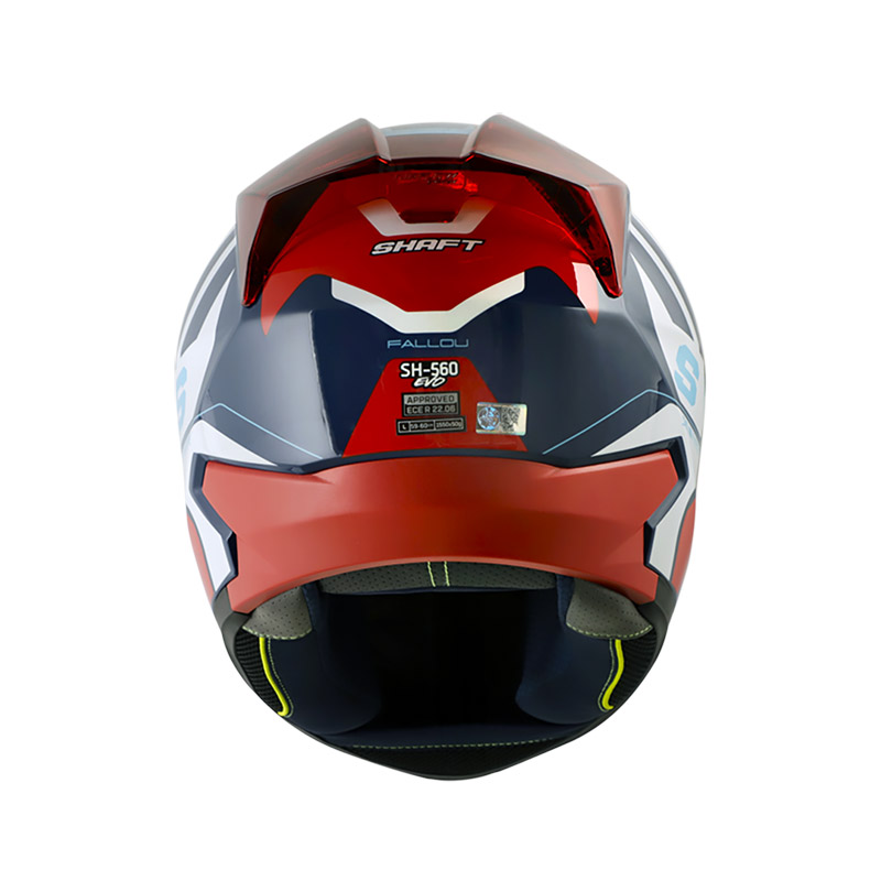 CASCO INTEGRAL SHAFT SH560 EVO FALLOU AZUL OSCURO AZUL BRILLO