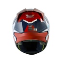 CASCO INTEGRAL SHAFT SH560 EVO FALLOU AZUL OSCURO AZUL BRILLO