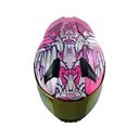 CASCO INTEGRAL SHAFT SH560 EVO FLY MORADO ROSADO BRILLO