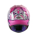 CASCO INTEGRAL SHAFT SH560 EVO FLY MORADO ROSADO BRILLO