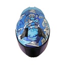 CASCO INTEGRAL SHAFT SH560 EVO MELO AZUL BLANCO MATE
