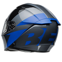CASCO INTEGRAL BELL LITHIUM SHEAR GRIS AZUL BRILLO-INCLUYE PINLOCK