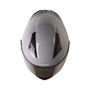 CASCO INTEGRAL SHAFT SH582SP EVO SOLID GRIS NEGRO BRILLO VISOR SILVER SPOILER NEGRO