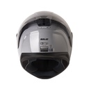 CASCO INTEGRAL SHAFT SH582SP EVO SOLID GRIS NEGRO BRILLO VISOR SILVER SPOILER NEGRO