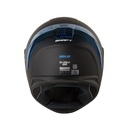 CASCO INTEGRAL SHAFT SH582SP EVO SOLID NEGRO AZUL MATE VISOR AZUL SPOILER AZUL