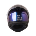 CASCO INTEGRAL SHAFT SH582SP EVO SOLID CAMALEON SILVER BRILLO VISOR MORADO SPOILER NEGRO