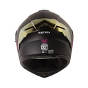 CASCO ABATIBLE HRO HRO3480 EVO DOBLE VISOR SOLID NEGRO FUCSIA MATE SPOILER IRIDIUM FUCSIA