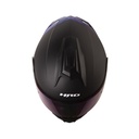 CASCO ABATIBLE HRO HRO3480 EVO DOBLE VISOR SOLID NEGRO AZUL MATE SPOILER AZUL