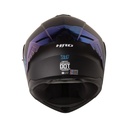 CASCO ABATIBLE HRO HRO3480 EVO DOBLE VISOR SOLID NEGRO AZUL MATE SPOILER AZUL