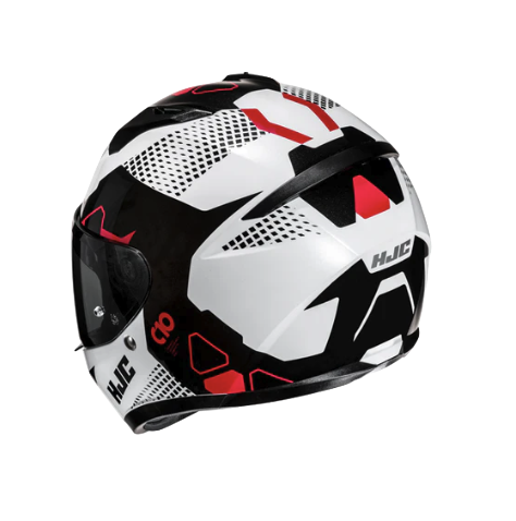 CASCO INTEGRAL HJC C10 ASPA MC1 ROJO BLANCO-INCLUYE PINLOCK