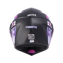 CASCO ABATIBLE ICH 3110S NIÑA DOBLE VISOR GROOVE NEGRO MORADO