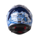 CASCO INTEGRAL SHAFT SHPRO610 EVO DOBLE VISOR BLUER PLANE AZUL CLARO AZUL