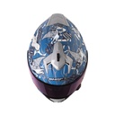 CASCO INTEGRAL SHAFT SHPRO610 EVO DOBLE VISOR BLUER PLANE AZUL OSCURO AZUL MATE