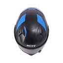 CASCO ABATIBLE ICH 3120 DOBLE VISOR MIXTER NEGRO AZUL MATE VISOR AZUL