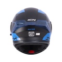 CASCO ABATIBLE ICH 3120 DOBLE VISOR MIXTER NEGRO AZUL MATE VISOR AZUL