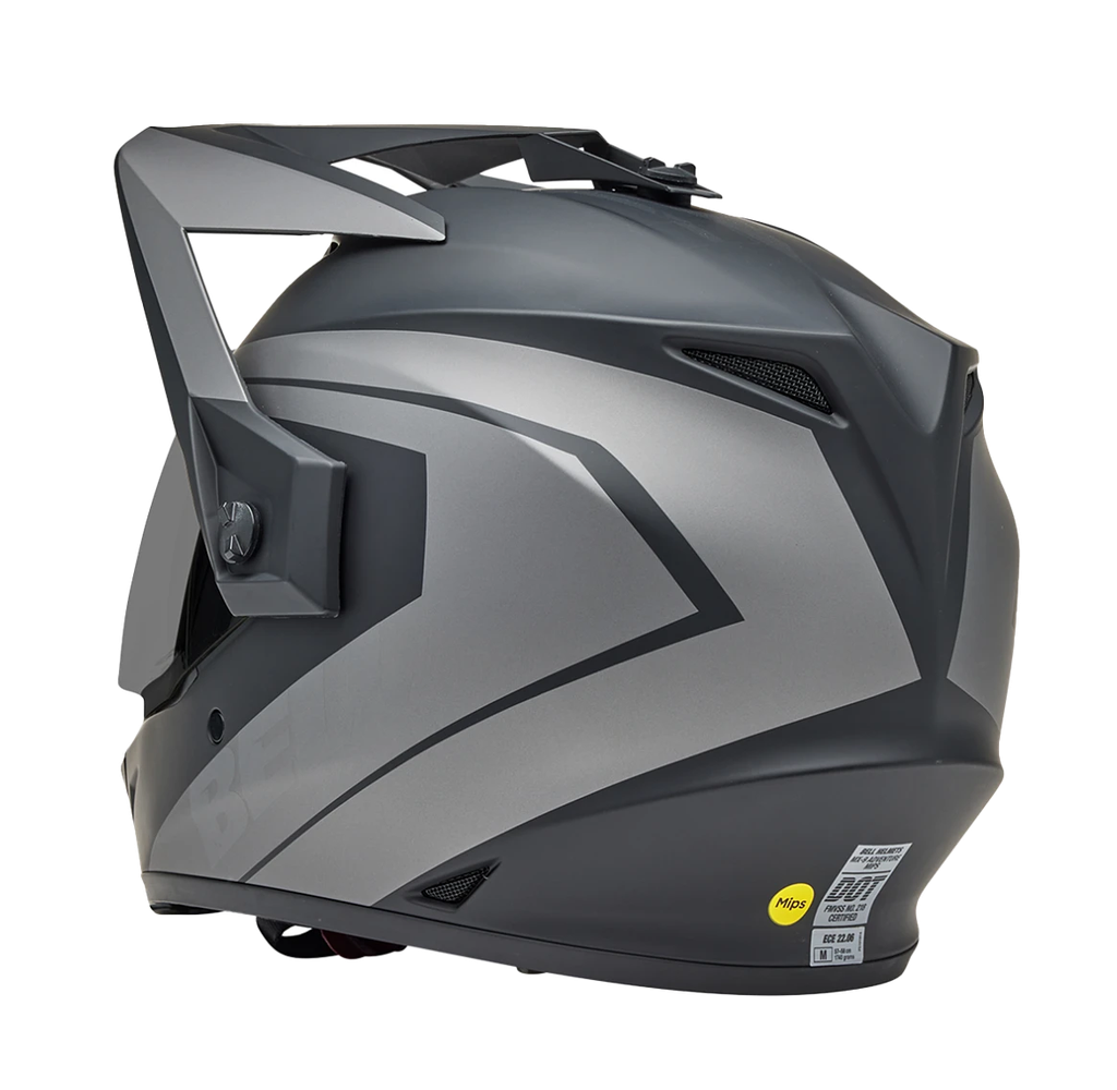 CASCO MULTIPROPOSITO BELL MX-9 ADVENTURE BLACKOUT MIPS NEGRO GRIS MATE 