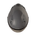 CASCO ABIERTO SHAFT SH226 GT SOLID GRIS OSCURO GRIS BRILLO VISOR SILVER