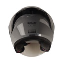 CASCO ABIERTO SHAFT SH226 GT SOLID GRIS OSCURO GRIS BRILLO VISOR SILVER