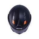 CASCO ABATIBLE ICH 3110DOT DOBLE VISOR REX NEGRO NARANJA MATE VISOR NEGRO