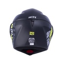 CASCO ABATIBLE ICH 3110DOT DOBLE VISOR SPEED MASTER NEGRO AMARILLO MATE VISOR SILVER