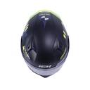 CASCO ABATIBLE ICH 3120 DOBLE VISOR COLOR TEST NEGRO AMARILLO MATE VISOR TRANSPARENTE