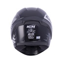 CASCO INTEGRAL ICH 501SP DM MESSAGE NEGRO GRIS BRILLO VISOR NEGRO