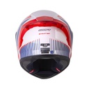 CASCO INTEGRAL SHAFT SH526SP EVO STRAFTER BLANCO ROJO BRILLO