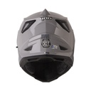 CASCO MULTIPROPOSITO HRO MX330 DOBLE VISOR DOWNHILL GRIS GRIS BRILLO